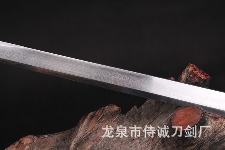 Chinese Sword, Pattern Steel Blade, Fish Skin Tang, Han Sword – more detail