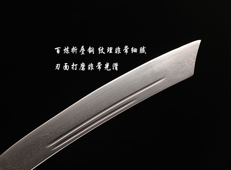 Manganese Steel Ring-Blade Embroidered Spring Knife – supplementary image