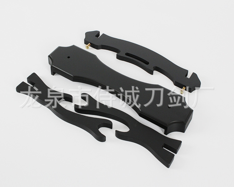 Multi-Layer Sword Stand - Solid Wood Han Sword Holder – additional detail image