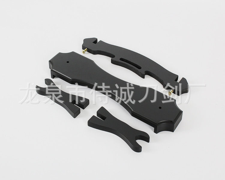 Multi-Layer Sword Stand - Solid Wood Han Sword Holder – additional image