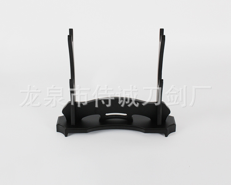 Multi-Layer Sword Stand - Solid Wood Han Sword Holder – further detail