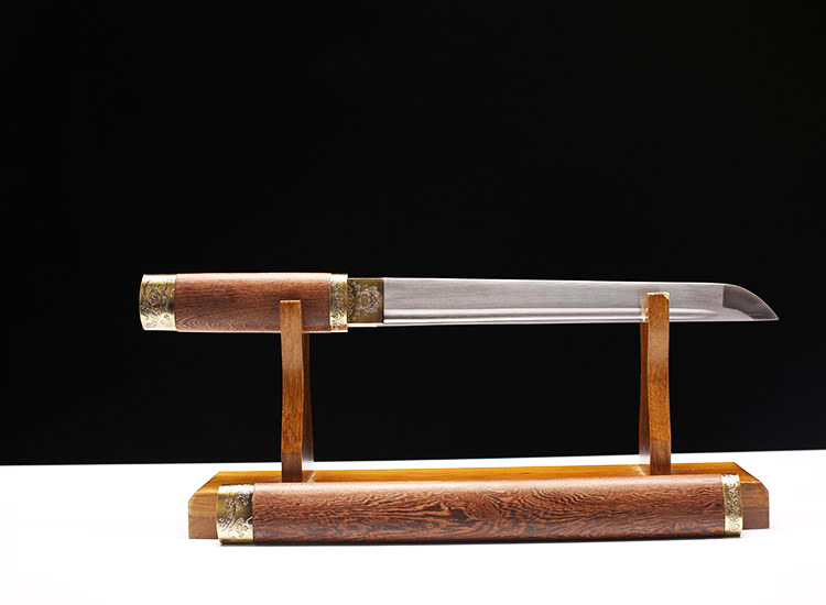 Pattern Steel "Qijia" Oxtail Martial Arts Sword – additional detail image