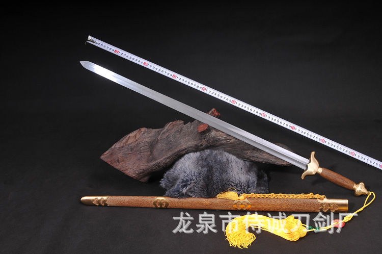 Pattern Steel Tai Chi Sword, All-Copper, Soft Sword – overview