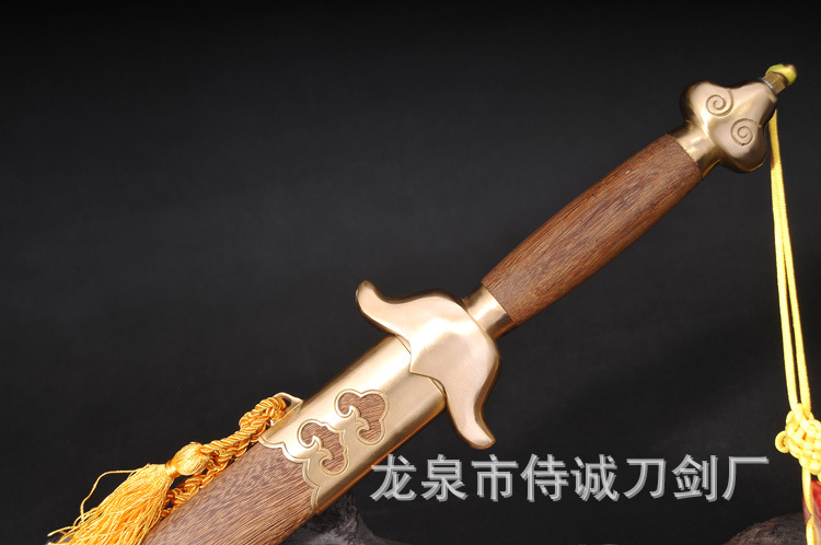 Pattern Steel Tai Chi Sword, All-Copper, Soft Sword – detail image