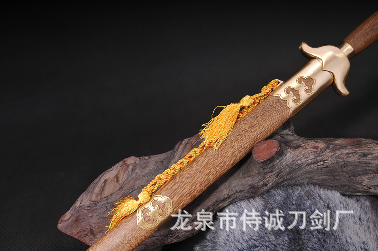 Pattern Steel Tai Chi Sword, All-Copper, Soft Sword – additional image