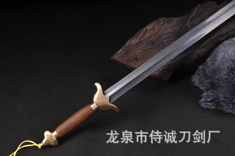 Pattern Steel Tai Chi Sword, All-Copper, Soft Sword – extra detail