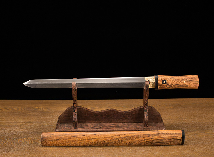 Plain Dress Pattern Steel Sword - Integrated Defense Short Sword – detail image