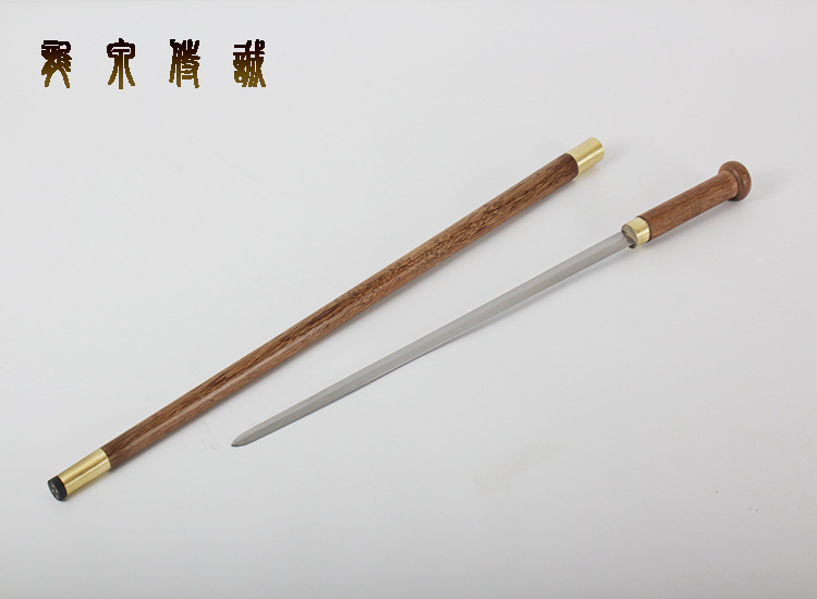 Rosewood Cane Sword - Mountaineering Sword, Factory Direct – extra detail