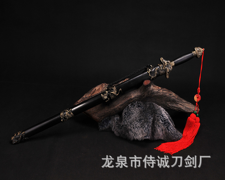 Songhe Pattern Steel Sword - traditional Craft Gift Sword – additional detail image