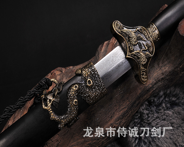 Songhe Pattern Steel Sword - traditional Craft Gift Sword – additional image