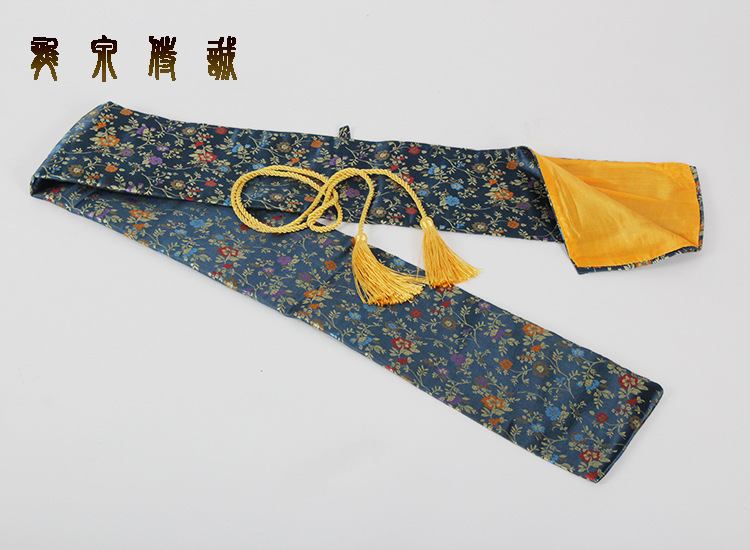 Sword Bag - Bamboo, Brocade, Han, Satin, Japanese Samurai – extra detail