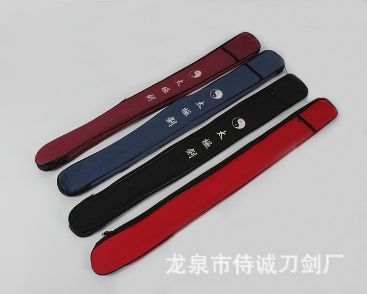 Tai Chi Sword Bag Canvas Martial Arts Sword Sheath Carry on Back – detail image