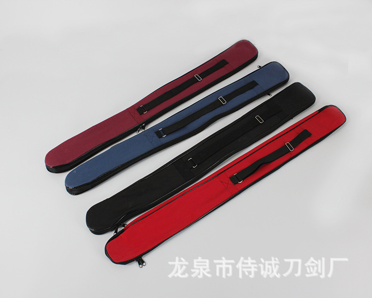 Tai Chi Sword Bag Canvas Martial Arts Sword Sheath Carry on Back – feature detail