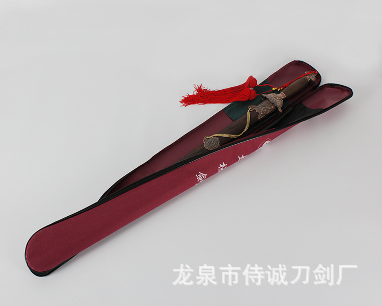Tai Chi Sword Bag Canvas Martial Arts Sword Sheath Carry on Back – further detail