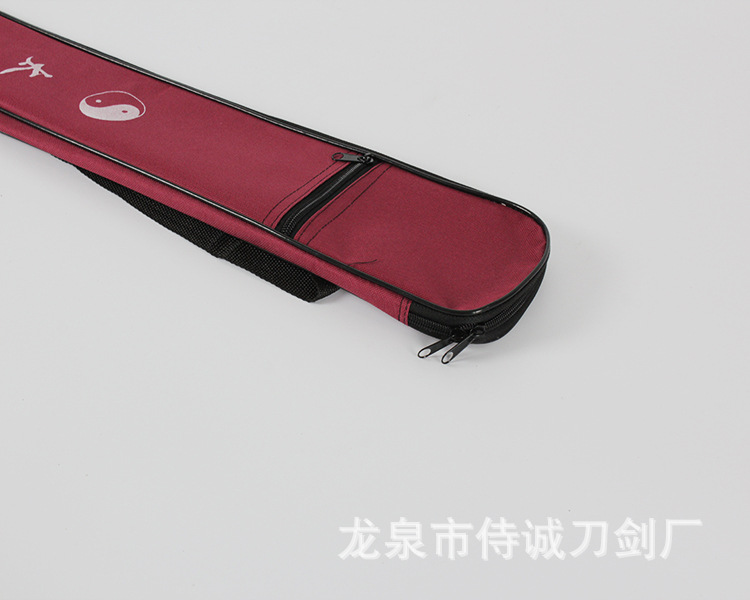 Tai Chi Sword Bag Canvas Martial Arts Sword Sheath Carry on Back – detail shot