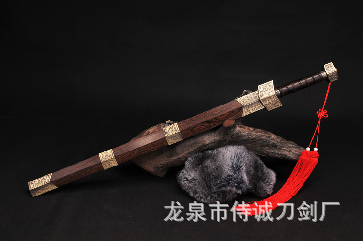 Wholesale Triangular Sword - Rosewood Handle Gift Sword – more detail